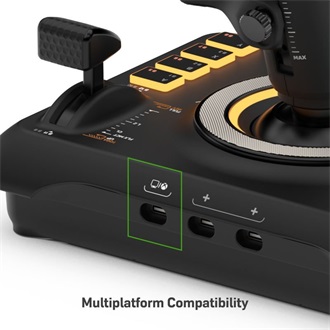 Turtle Beach VelocityOne Flightstick PC/XBOX  USB-C joystick játékvezérlő fekete