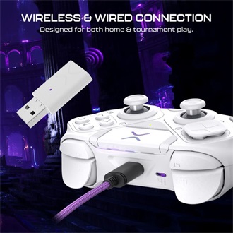 Turtle Beach Victrix Pro BFG Reloaded PS vezeték nélküli / USB-C gamepad játékvezérlő fehér