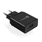 UGREEN CD122 hálózati töltő USB aljzat 18W, gyorstöltő 3.0, FEKETE