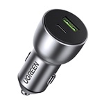 UGREEN CD213 autós töltő USB+Type-C aljzat (36W, PD gyorstöltő 4.0) SÖTÉTSZÜRKE