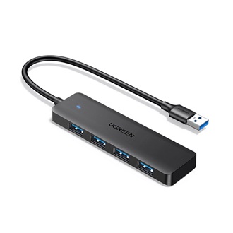 UGREEN CM219 4-portos USB3.0 hub fekete
