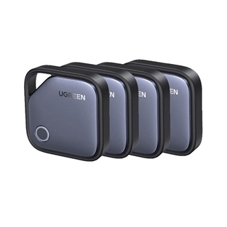 UGREEN CM916 bluetooth nyomkövető 4db (kulcstartóra, valós idejű nyomkövetés, Android/iOS kompatibilis) SÖTÉTSZÜRKE