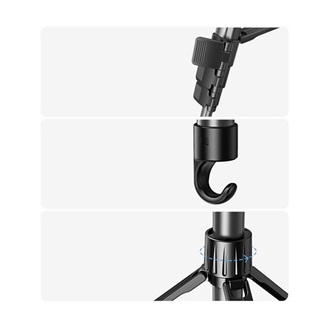UGREEN LP661 tripod állvány univerzális, 88-175cm magasságban, SÖTÉTSZÜRKE