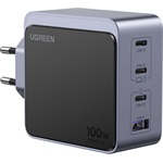 UGREEN Nexode S 100W univerzális hálózati töltő adapter szürke-fekete GaN