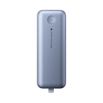UGREEN PB727 vésztöltő USB+Type-C aljzat (10000mAh, 55W, gyorstöltő, LED kijelző + fix Type-C kábel) EZÜST
