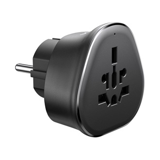 UGREEN S500 1db villásdugó (EU/UK/US) adapter fekete