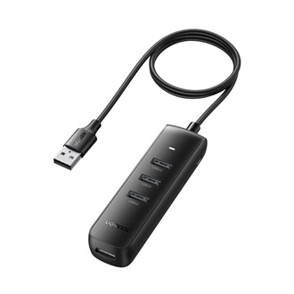 UGREEN CM416 4-portos USB3.0 hub fekete