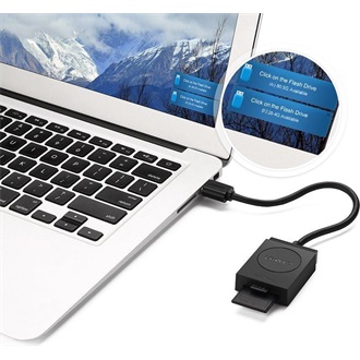UGREEN 20250 USB-A 3.0 SD, microSD kártyaolvasó fekete