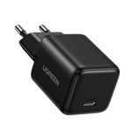 UGREEN X512 hálózati töltő Type-C aljzat 20W, mini, FEKETE