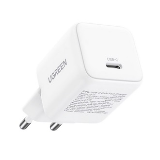UGREEN X513 hálózati töltő Type-C aljzat 30W, PD gyorstöltő, FEHÉR