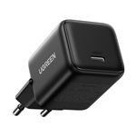 UGREEN X513 hálózati töltő Type-C aljzat 30W, PD gyorstöltő, FEKETE