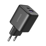 UGREEN X516 hálózati töltő USB+3 Type-C aljzat (100W, GaN, PD gyorstöltő) SÖTÉTSZÜRKE