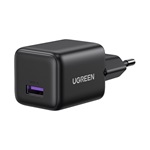UGREEN X518 hálózati töltő USB aljzat (20W, GaN, PD gyorstöltő) FEKETE