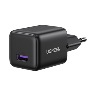 UGREEN X518 hálózati töltő USB aljzat (20W, GaN, PD gyorstöltő) FEKETE