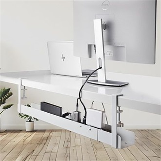 StarTech UNDER DESK CABLE MANAGEMENT NO DRILL CABLE ORGANIZER TRAY