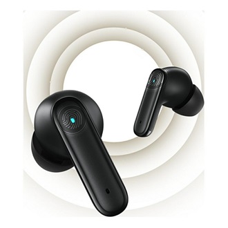 USAMS E05 bluetooth fülhallgató SZTEREO (v6.0, TWS, zajszűrő + töltőtok) FEKETE