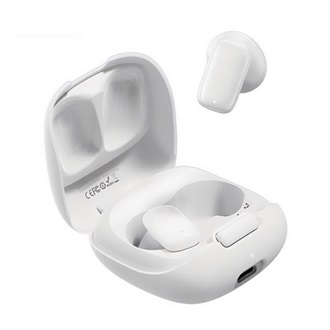 USAMS ID25 Bluetooth fülhallgató SZTEREO v5.3, zajszűrő + töltőtok, FEHÉR