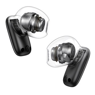 USAMS ID25 Bluetooth fülhallgató SZTEREO v5.3, zajszűrő + töltőtok, FEKETE