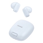 USAMS ID25 Bluetooth fülhallgató SZTEREO v5.3, zajszűrő + töltőtok, VILÁGOSKÉK