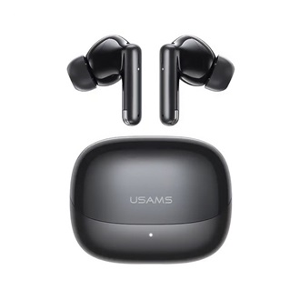 USAMS IF27 Bluetooth fülhallgató SZTEREO v5.3, TWS + töltőtok, FEKETE