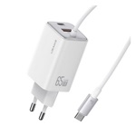 Usams CC266 JC 66W univerzális hálózati töltő adapter fehér