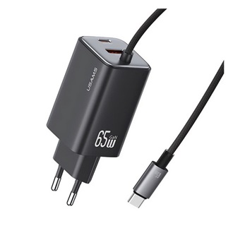 Usams CC266 JC 66W univerzális hálózati töltő adapter fekete
