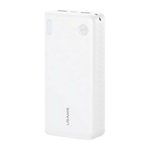 USAMS PB83 vésztöltő 2 USB+Type-C (20000mAh, 20W, PD gyorstöltő) FEHÉR