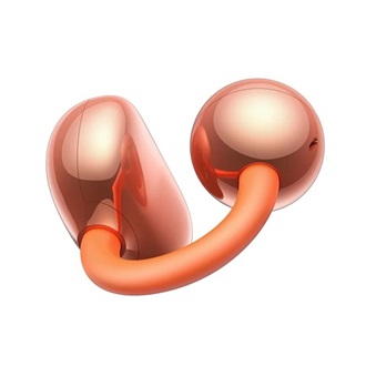 USAMS R3 ECHO bluetooth fülhallgató SZTEREO (v6.0, TWS, fülre csíptethető, zajszűrő, mikrofon + töltőtok) NARANCSSÁRGA