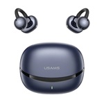 USAMS R3 ECHO bluetooth fülhallgató SZTEREO (v6.0, TWS, fülre csíptethető, zajszűrő, mikrofon + töltőtok) SÖTÉTKÉK