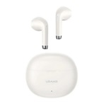 USAMS RHYMBO Bluetooth fülhallgató SZTEREO v5.3, zajszűrő + töltőtok, BÉZS