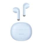 USAMS RHYMBO bluetooth fülhallgató SZTEREO v5.3, zajszűrő + töltőtok, VILÁGOSKÉK