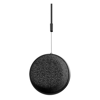 USAMS YC016 bluetooth hordozható hangszóró (v5.3, 500mAh belső akku, MagSafe, LED fény) FEKETE