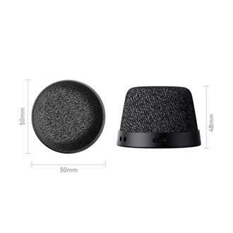 USAMS YC016 bluetooth hordozható hangszóró (v5.3, 500mAh belső akku, MagSafe, LED fény) FEKETE