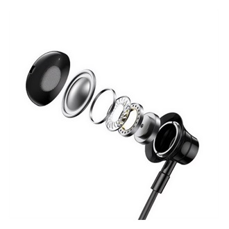 USAMS YQ24 bluetooth fülhallgató SZTEREO v5.3, SPORT, FEKETE