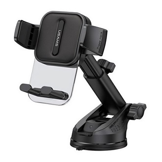 USAMS autós tartó műszerfalra, hosszú kar, FEKETE