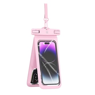 USAMS vízhatlan/vízálló tok, AQUA univerzális, 7" méret, RÓZSASZÍN