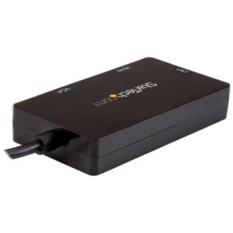 StarTech USB-C / Thunderbolt -> VGA DVI-I HDMI adapter 0.15m fekete DP Alt Mode