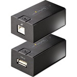StarTech USB-A 2.0 -> RJ45 CAT5e UTP F/F extender fekete 150m