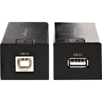 StarTech USB-A 2.0 -> RJ45 CAT5e UTP F/F extender fekete 150m