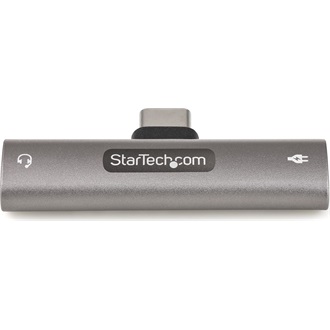 StarTech USB-C -> USB-C Jack stereo 3,5mm M/F adapter szürke