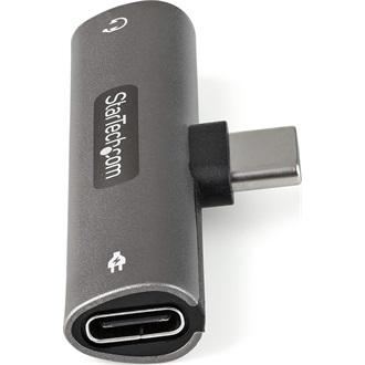 StarTech USB-C -> USB-C Jack stereo 3,5mm M/F adapter szürke
