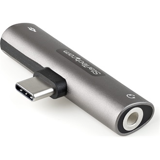 StarTech USB-C -> USB-C Jack stereo 3,5mm M/F adapter szürke