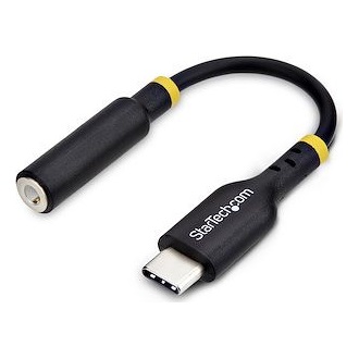 USB-C AUDIO ADAPTER TO 3.5MM TRRS HEADPHONE JACK - TYPE-C DON
