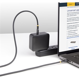 StarTech USB-C -> USB-C M/M töltőkábel 2m fekete