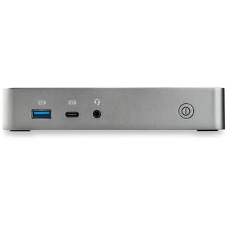 StarTech Dual Monitor Docking Station 8-port 65W USB-C dokkoló fekete-ezüst