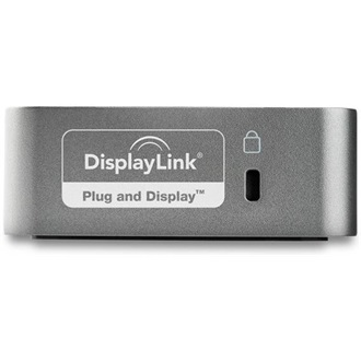 StarTech Dual Monitor Docking Station 8-port 65W USB-C dokkoló fekete-ezüst