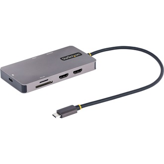 StarTech USB C MULTIPORT ADAPTER 2 HDMI HDMI 4K 60HZ 2PT 5GBPS USB-A