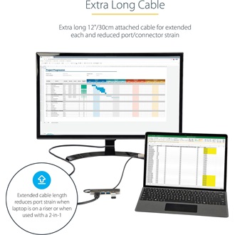StarTech USB-C MULTIPORT ADAPTER HDMI .