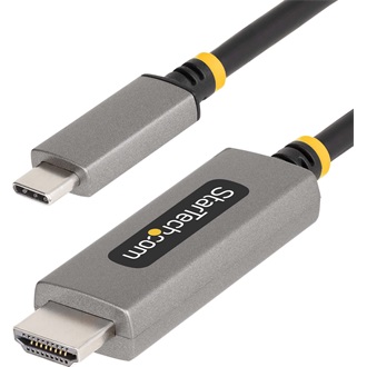 StarTech USB-C / Thunderbolt -> HDMI 2.1 M/M video kábel 1m fekete-szürke DP Alt Mode