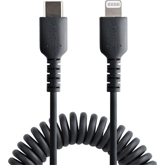 StarTech USB-C -> Lightning M/M töltő adapter 0.5m fekete